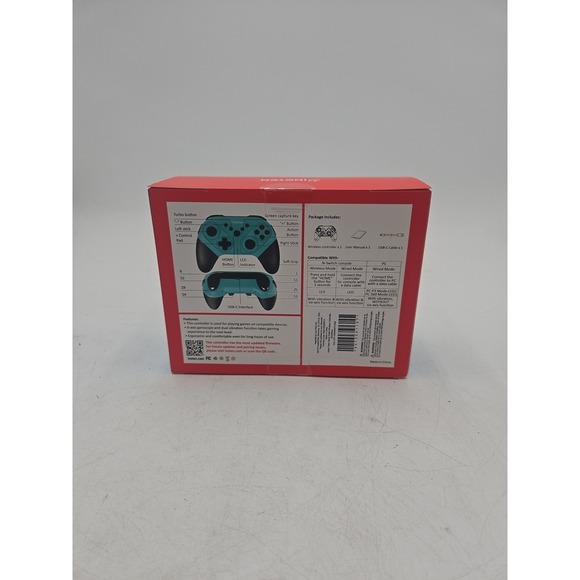 Insten Wireless Pro Controller for Nintendo Switch/OLED/Switch Lite Green New - Picture 7 of 7
